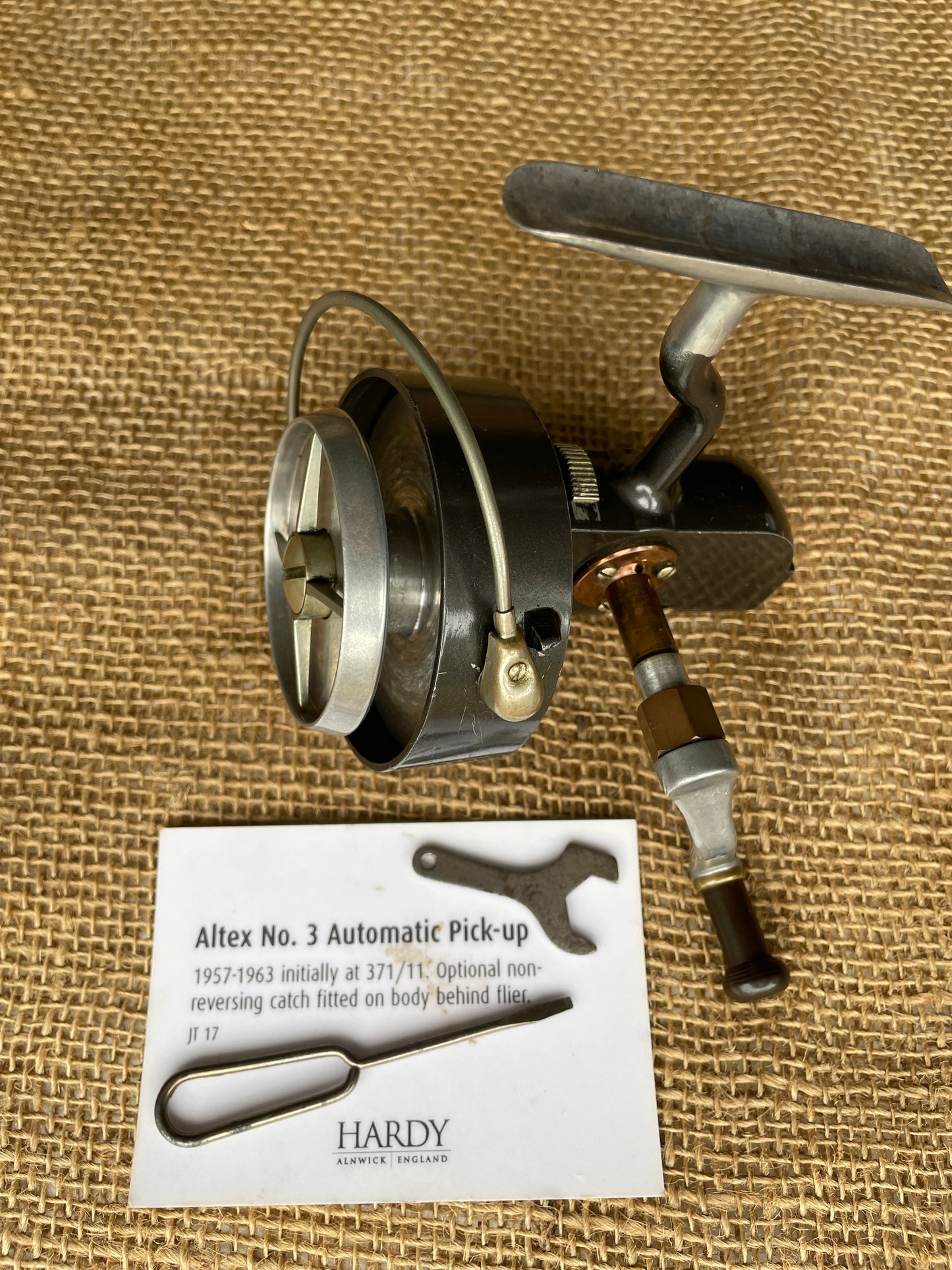 Hardy Altex No.3 MK V Fishing Reel. Boxed. With Tools. Circa 1957-1963.