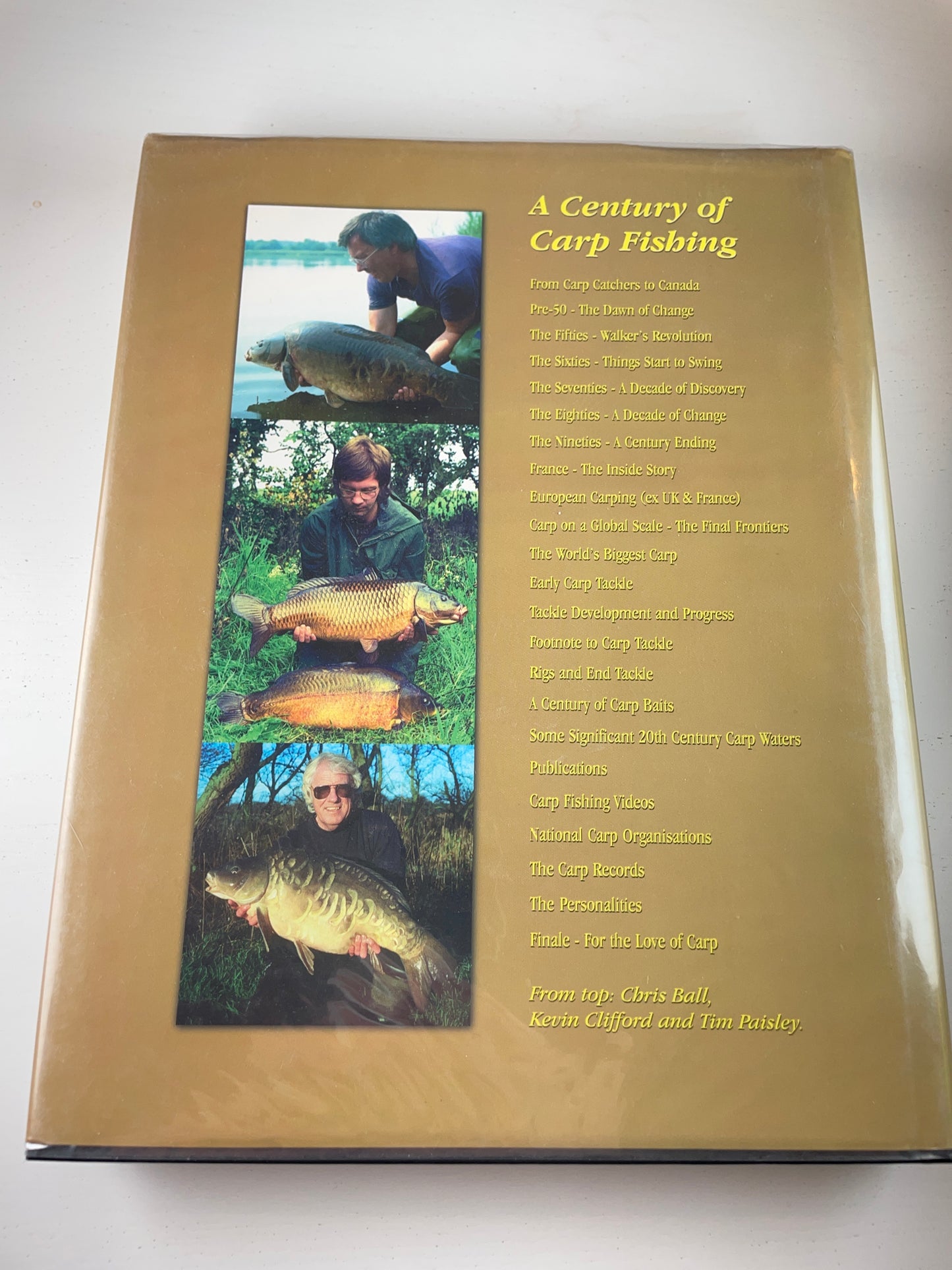 A Century Of Carp Fishing by Chris Ball, Kevin Clifford, Tim Paisley. 2000. Signed. Carp Book.