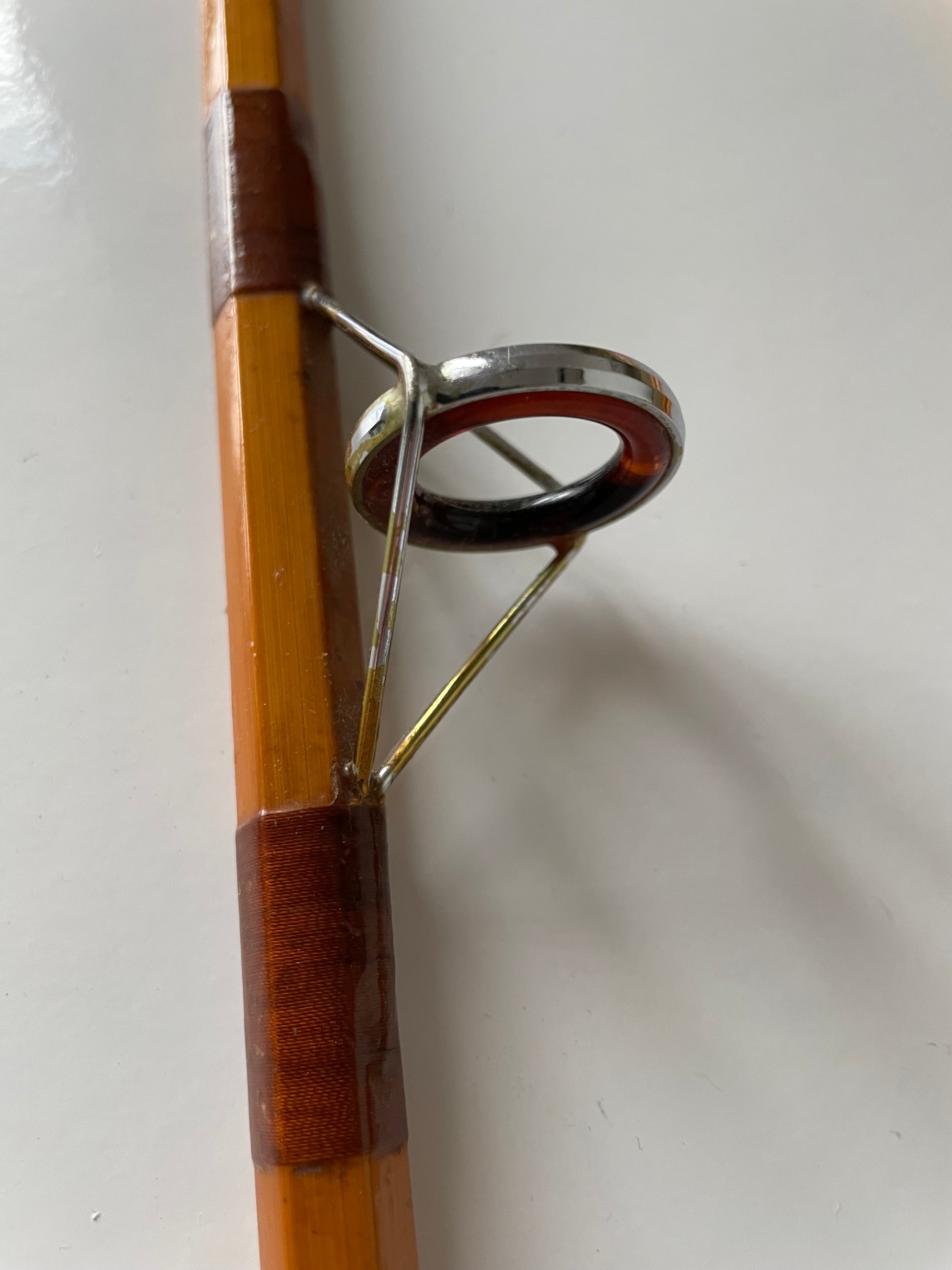 antique separating cane fishing pole with handle Allcock Vintage Carp-Avon Split Cane Twin Tip Fishing Rod. 1960's. – Vintage Carp Fishing Tackle