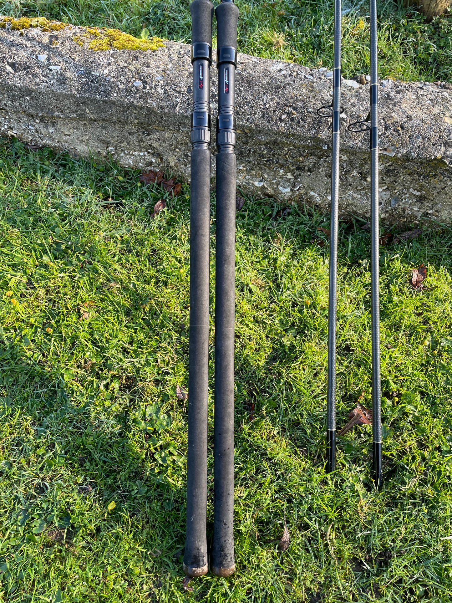 2 x Century Armalite ‘The Daddy’ Custom Built Carp Fishing Rods. 13’. 4.00lb T/C. Excellent.