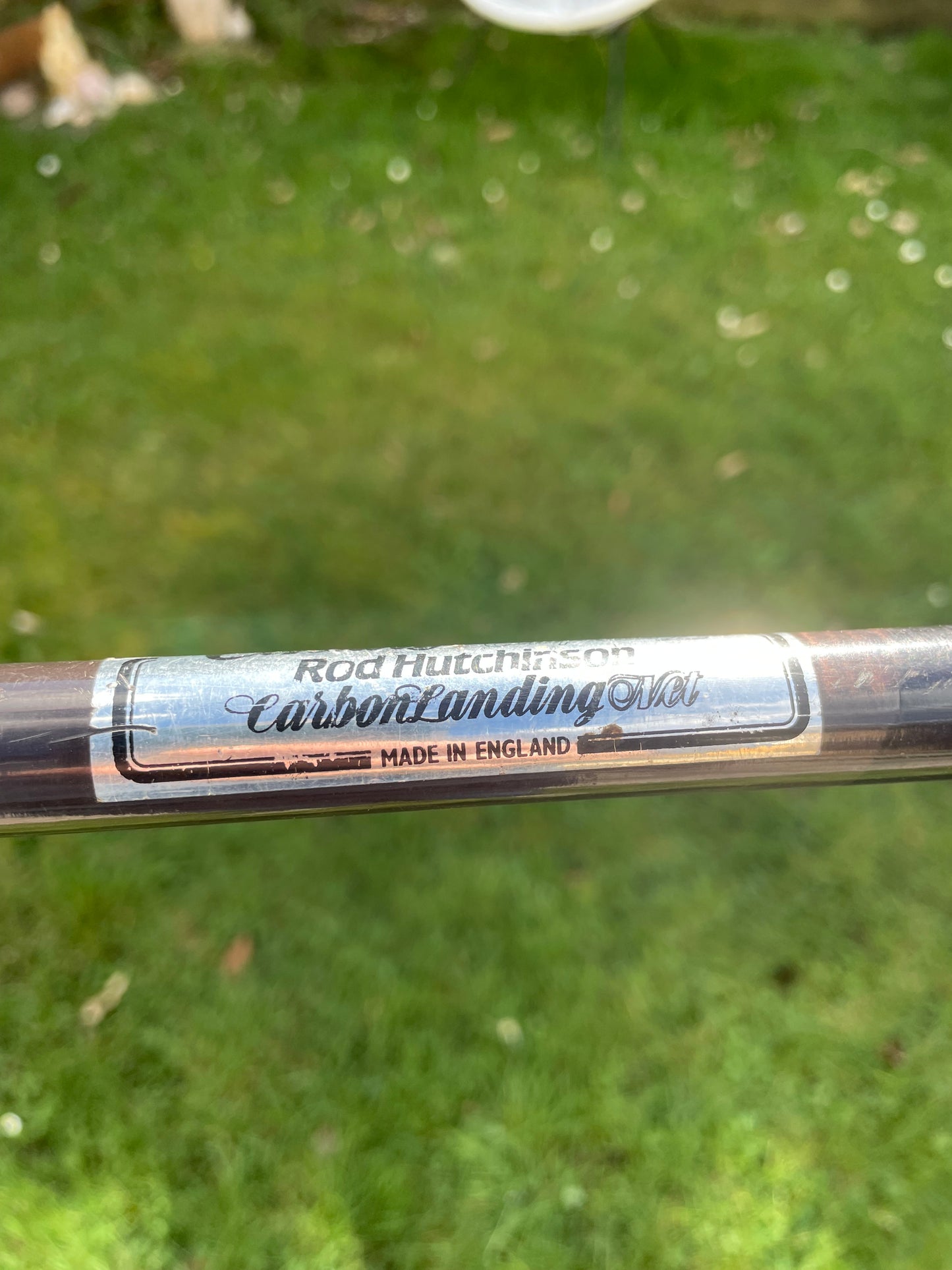 1 x Rod Hutchinson 12’ Slim Line Old School Carp Fishing Rod + RH Century Landing Net. 1990s.
