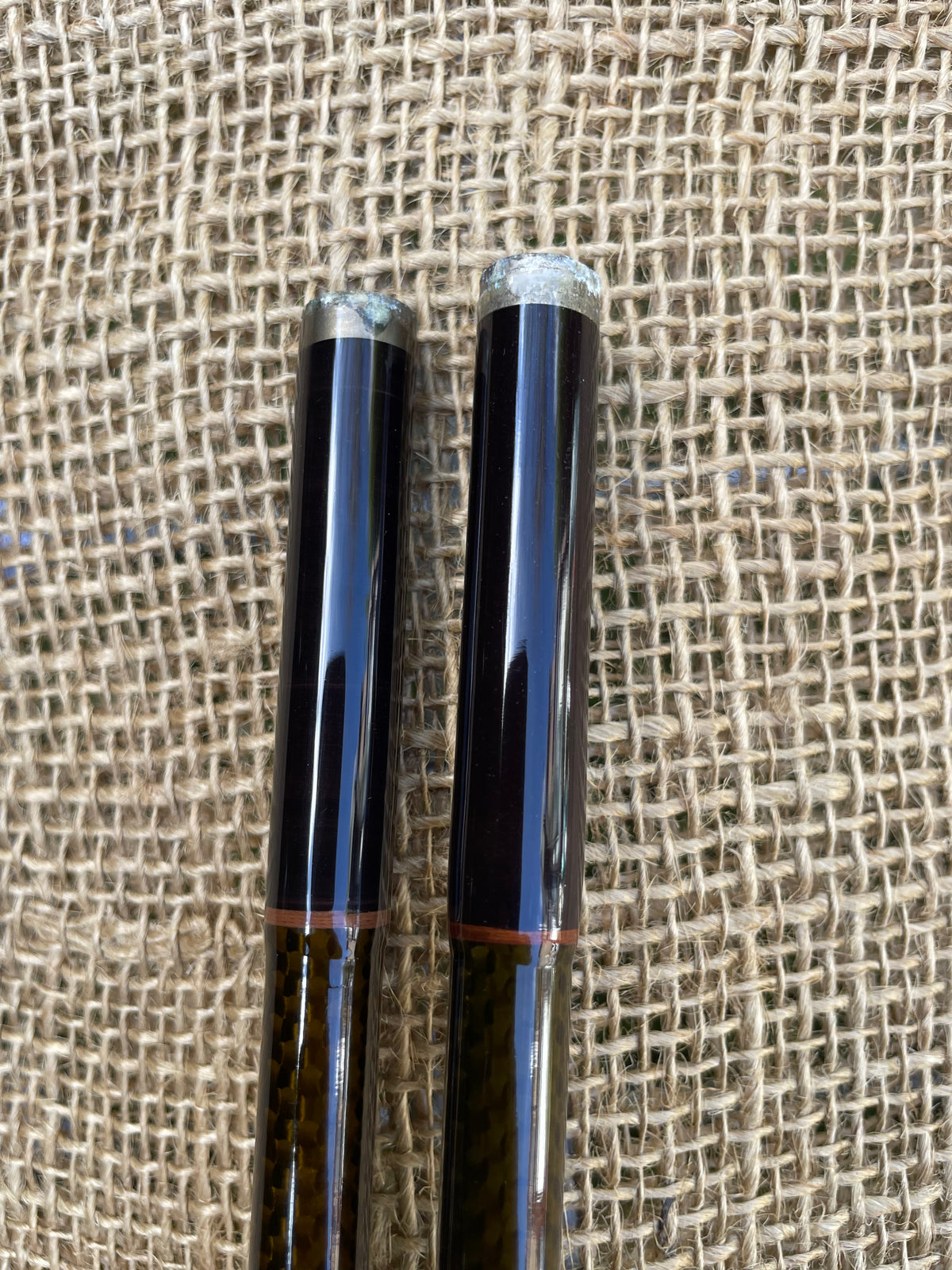 2 x Rod Hutchinson Intrigue 12’6” 3lb T/C. Old School Carp Fishing Rods. 1990s.