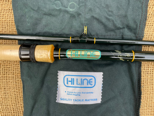 1 x Hi Line ‘King Carp’ Vintage Glass Carp Fishing Rod. 10’. Stunning. 1970s.