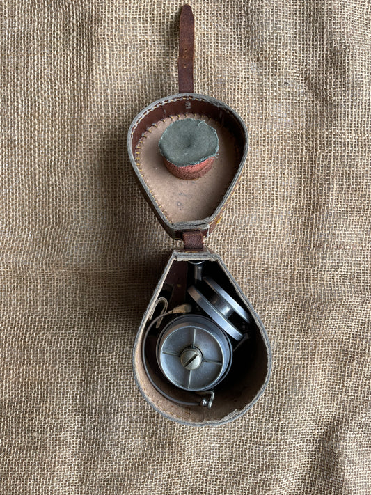 Vintage Hardy Altex No.2 MK V Fishing Reel. With Original Case And Spare Spool. 1950s.