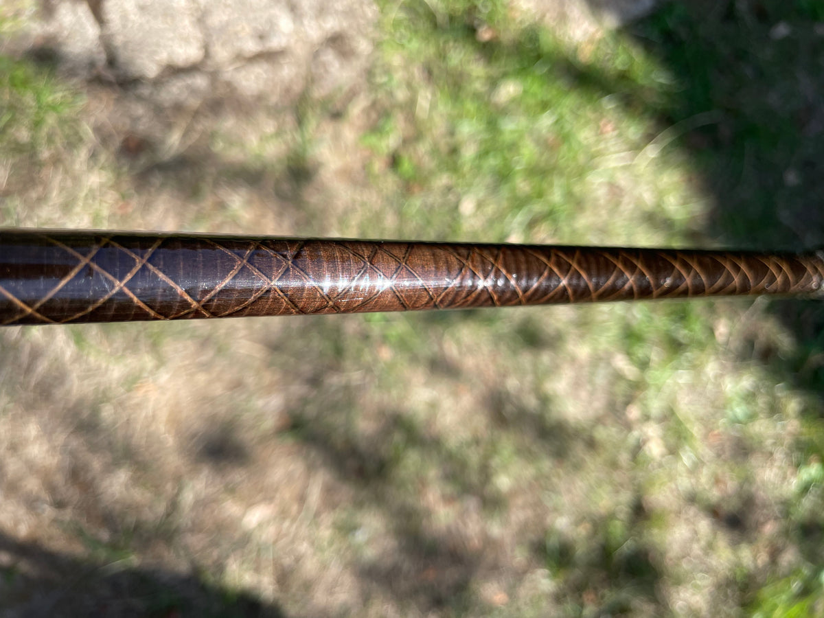 2 x Daiwa Whisker Early Model Old School Carp Fishing Rods. 11’. 2.00-2.5lb T/C. Circa 1980s.