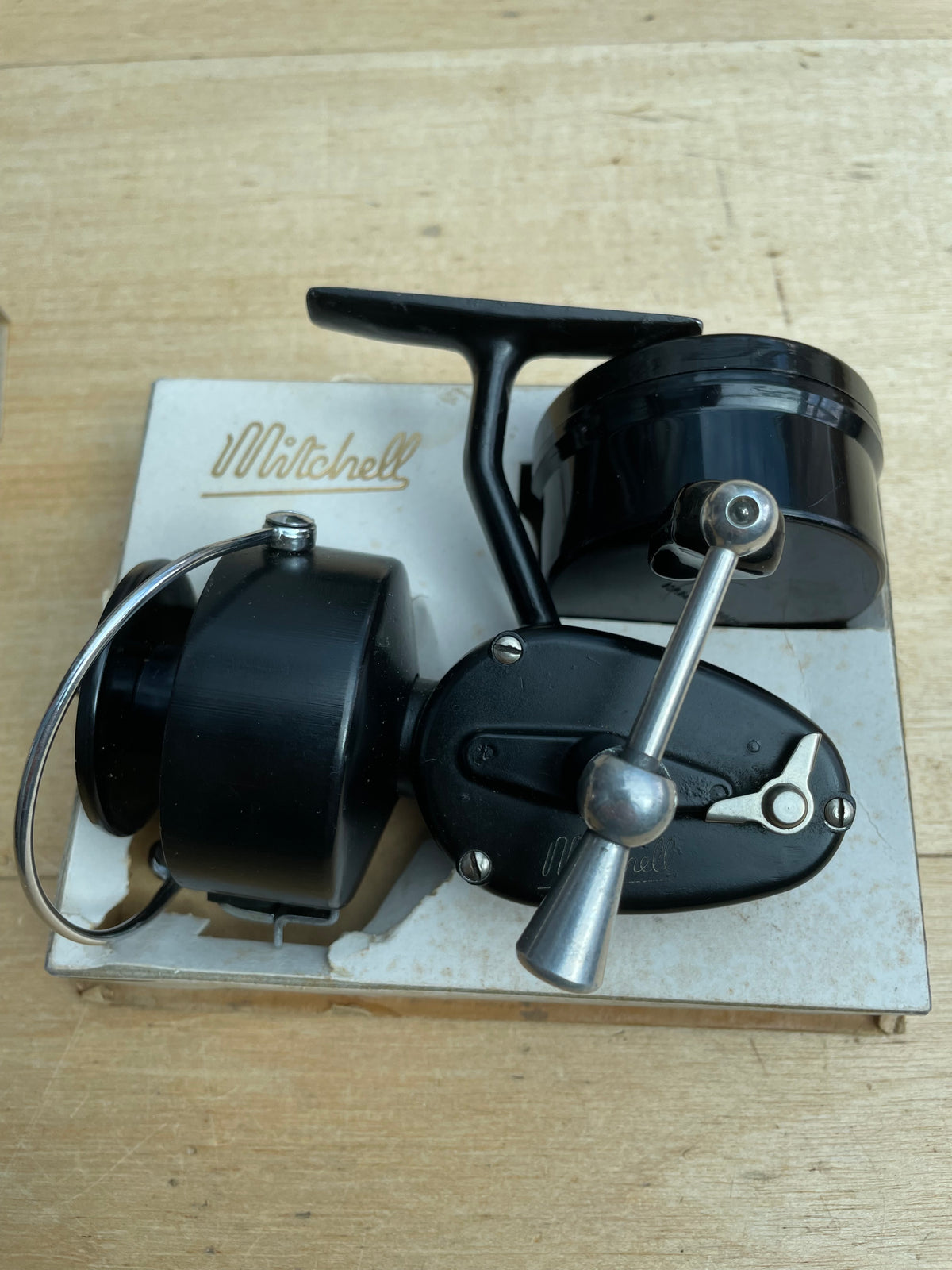 Vintage Early Model Mitchell (300) Carp Fishing Reel. Boxed. Excellent.