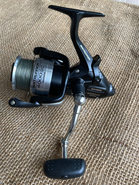 2 x Shimano 4000 OC Baitrunner Carp Fishing Reels. Mint. Used Once Only.