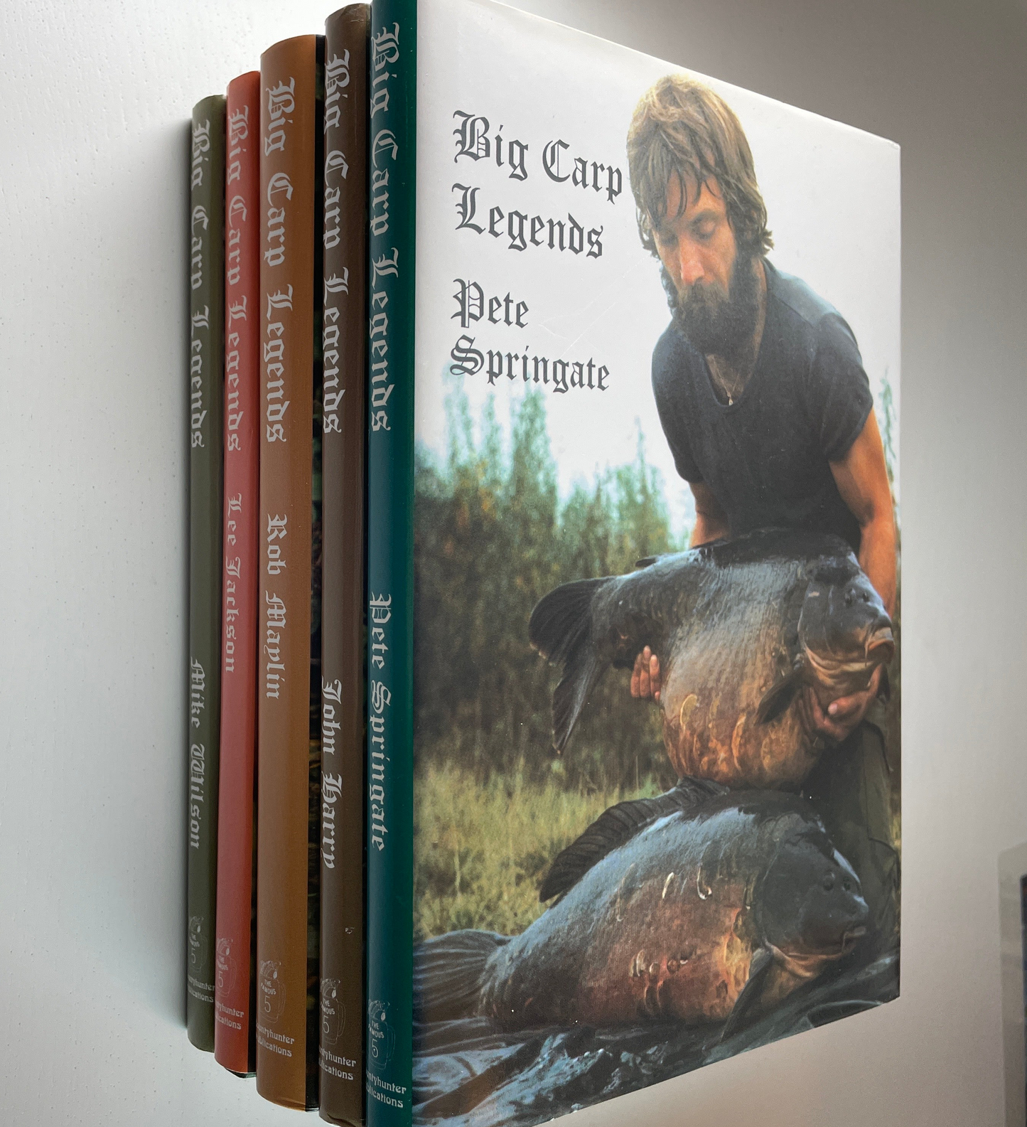 5 x Big Carp Legends. Wilson, Jackson, Maylin, Harry, Springate. Carp Books.