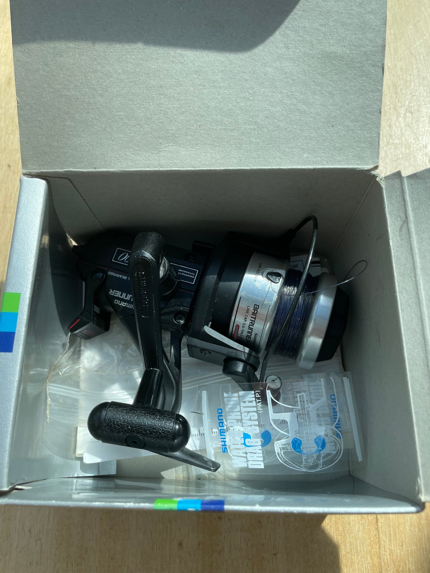 Shimano Baitrunner 3500 Classic Old School Carp Fishing Reel. Boxed. Complete.