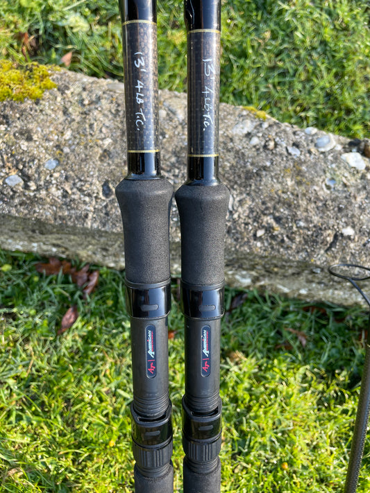 2 x Century ‘The Daddy’ Custom Built Carp Fishing Rods. 13’. 4.00lb T/C. Excellent.