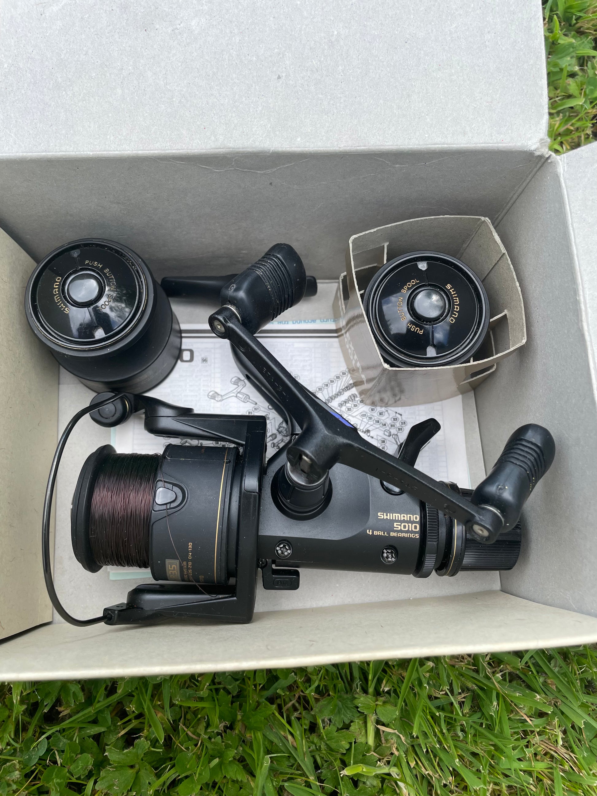 shimano aero baitrunner reels 1 x Shimano Aero 5010GT Old School Baitrunner Carp Reel. Nr Mint. With – Vintage Carp Fishing Tackle