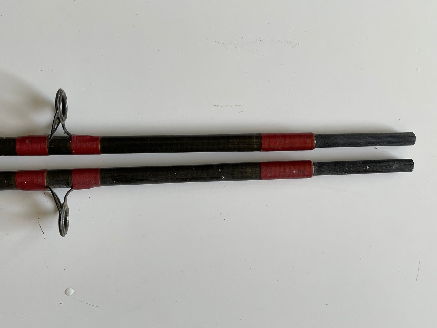2 x North Western Sealey Carbon 12’ 2lb T/C Old School Carp Fishing Rods.