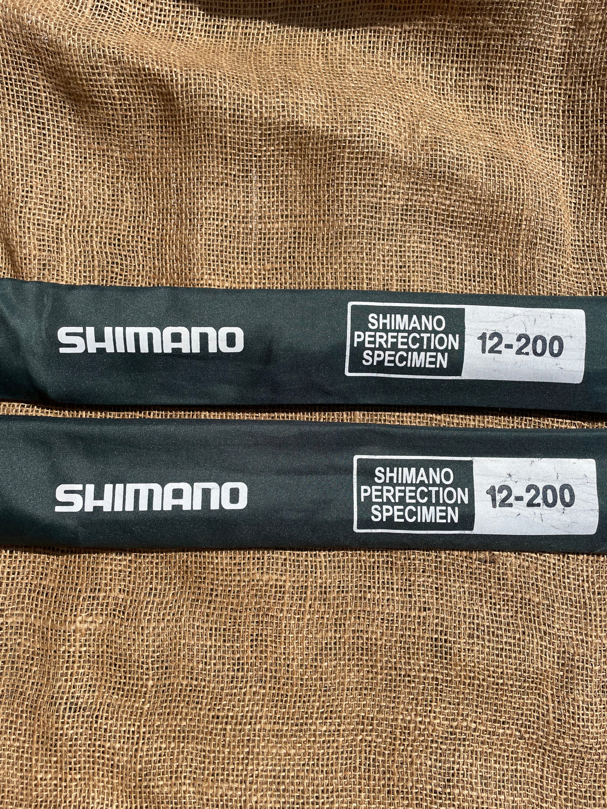 old shimano crucial rods 2 x Shimano Perfection Specimen Old School Carp Fishing Rods. 12'. 2.0 – Vintage Carp Fishing Tackle