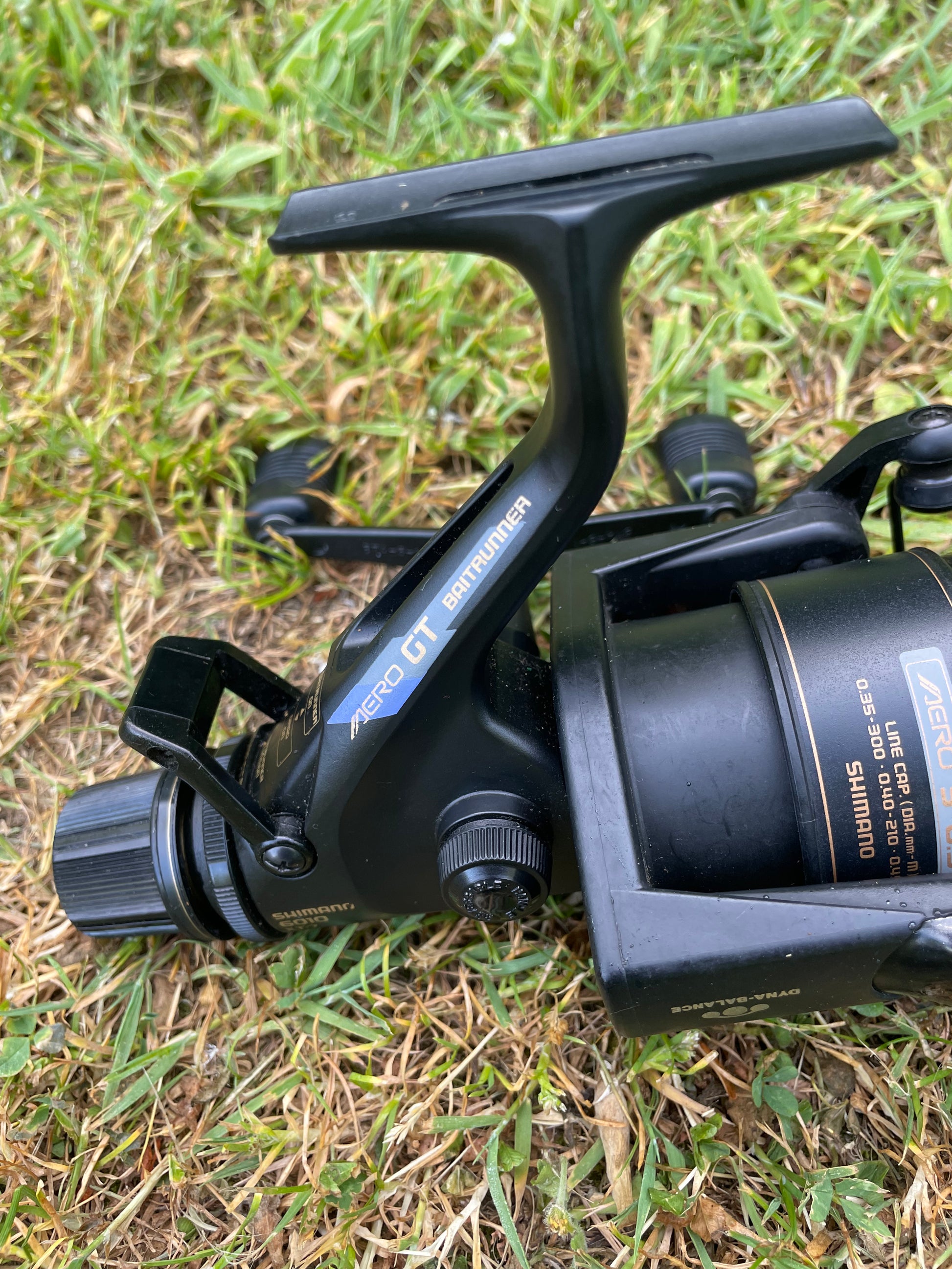 2 x Shimano Aero 6010GT Old School Baitrunner Carp Fishing Reels. Nr M – Vintage Carp Fishing Tackle