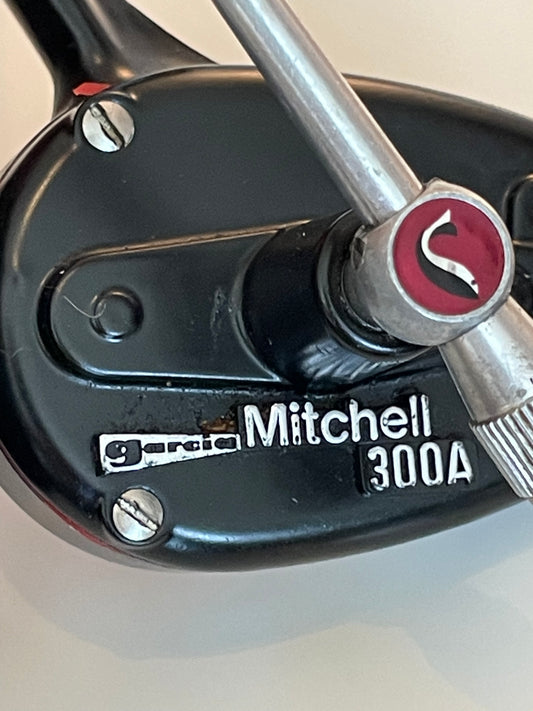 1 x Vintage Mitchell 300A Carp Fishing Reel + 3 Spare Spools. VGC.
