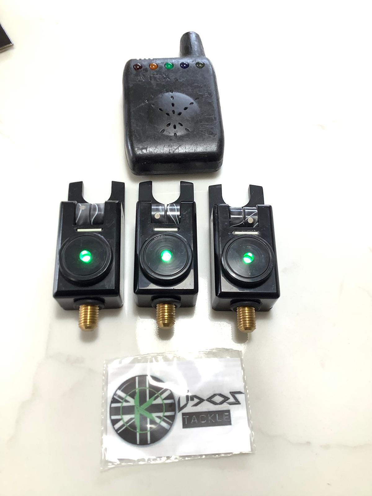 3 x Kudos Special Order Custom Silence Bite Alarms + ATTX V2 Receiver. Neville Inspired.