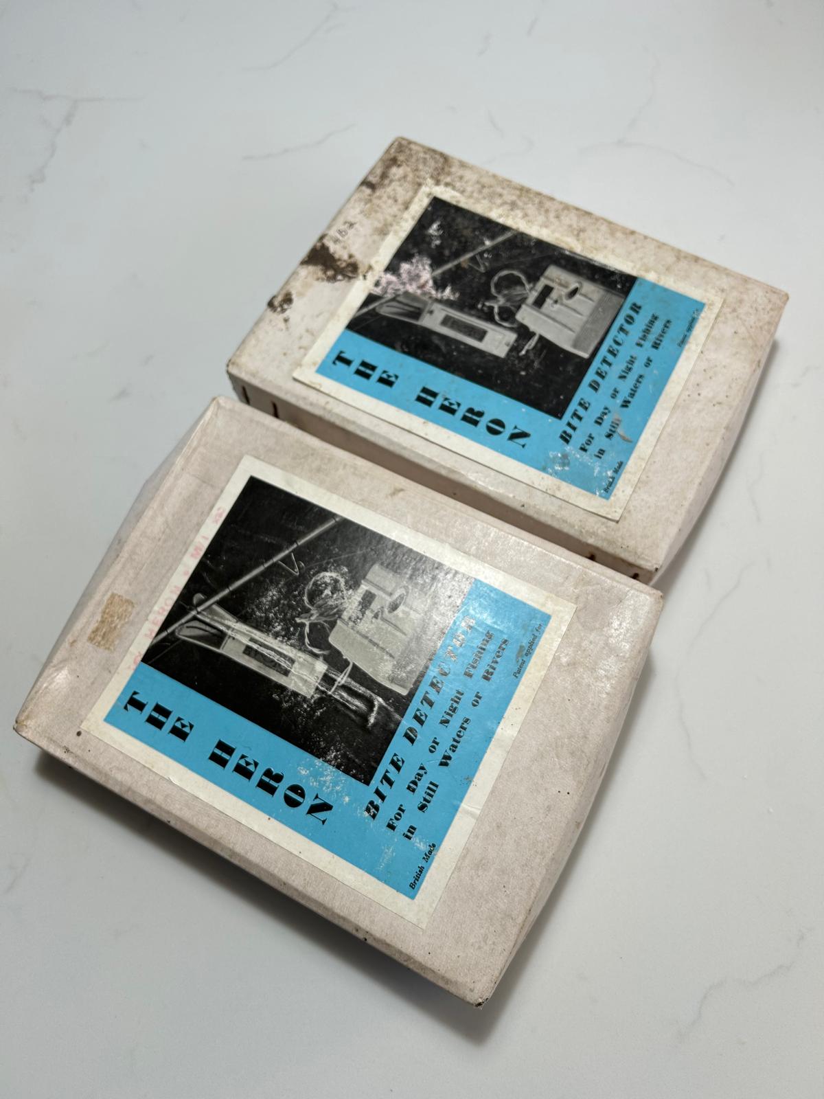 2 x Vintage Heron Carp Fishing Bite Alarms. Converted.