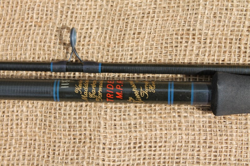 1 x Simpson's Of Turnford Kevin Maddocks Carbon Formula Trident MPR Old School Carp Fishing Rod. EXCELLENT.