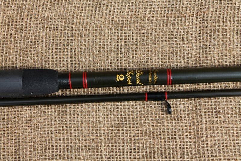 1 x Simpson's Of Turnford Kevin Maddocks Dual taper 2 Old School Carp Fishing Rod. 1990s.