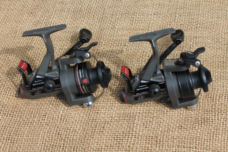 2 x Shimano Baitrunner 150 Fishing Reels, Old School 1990s. RARE! – Vintage  Carp Fishing Tackle