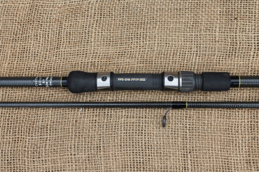 1 x Bob Frost Tackle Custom Built Old School Carbon Carp Fishing Rod. 1990s.