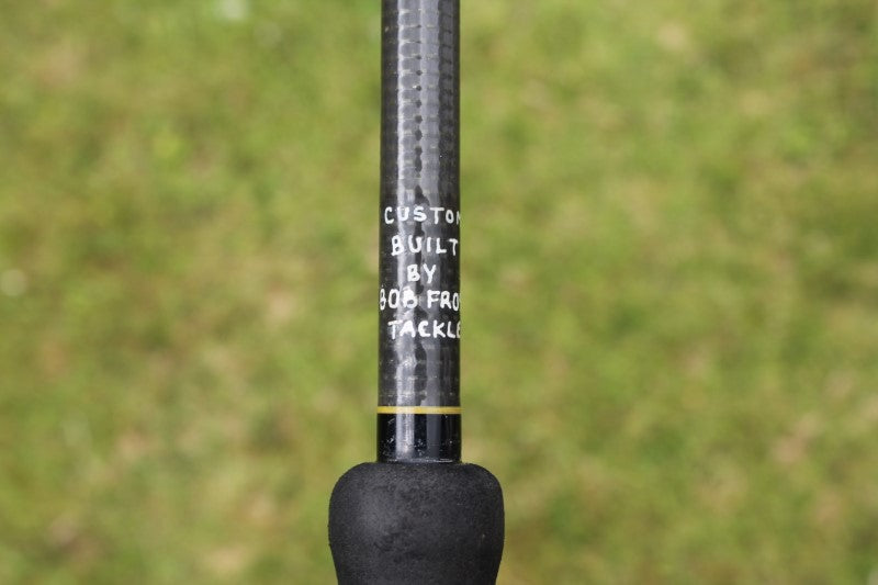 1 x Bob Frost Tackle Custom Built Old School Carbon Carp Fishing Rod. 1990s.