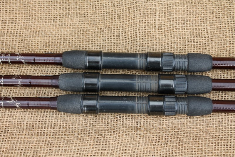 3 x Tony Fordham XHM Carbon Custom Old School Carp Fishing Rods. 2.75l ...