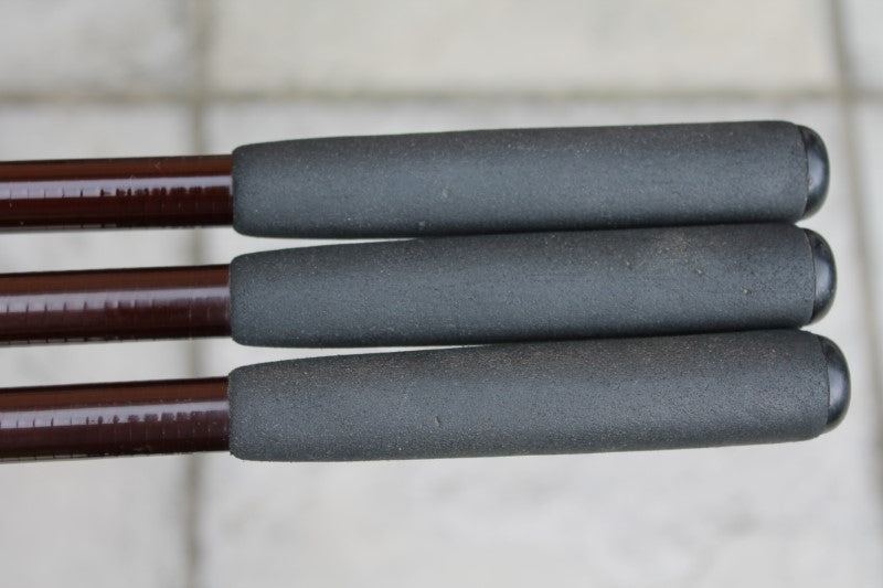 3 x Tony Fordham XHM Carbon Custom Old School Carp Fishing Rods. 2.75lb T/C.