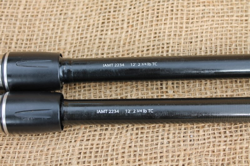 2 x Daiwa Infinity Old School Carp Fishing Rods. 12'. 2.75lb T/C.