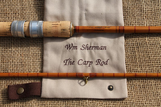 The Carp Rod MK IV. Maker Wm Shurman, London S.E. 17. Vintage Split Cane MK IV Carp Fishing Rod. Excellent!