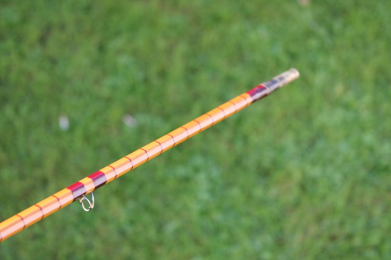 Vintage Split Cane MK IV Carp Fishing Rod. Restored Bt Ryan Burns. Excellent!