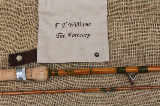 F T Williams "The Forcarp" Vintage Split Cane Carp Fishing Rod.
