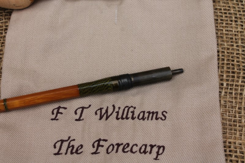 F T Williams "The Forcarp" Vintage Split Cane Carp Fishing Rod.