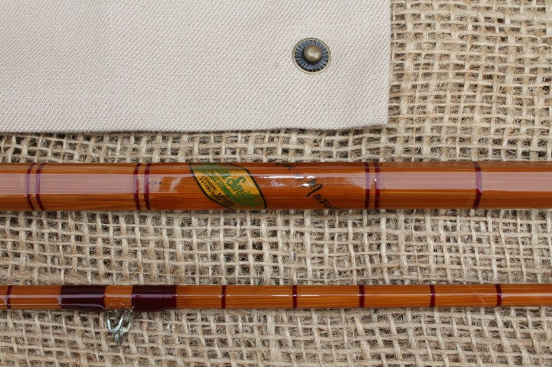 Ogden Smiths "Carp Major" Vintage Split Cane Carp Fishing Rod.