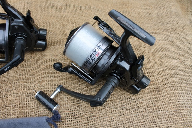 3 x Daiwa Infinity X 5000 Carp Fishing Reels, With Spare Spools