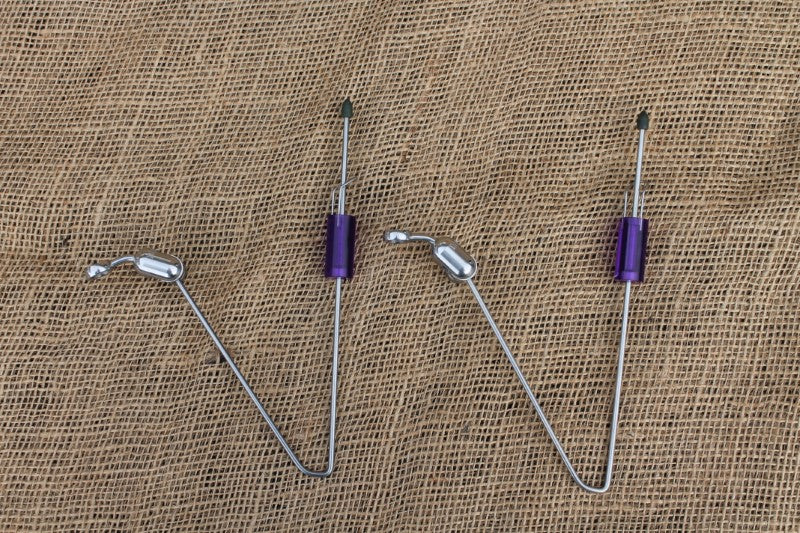 2 x Matrix Cheeky Monkey Carp Fishing Bite Indicators. Purple.