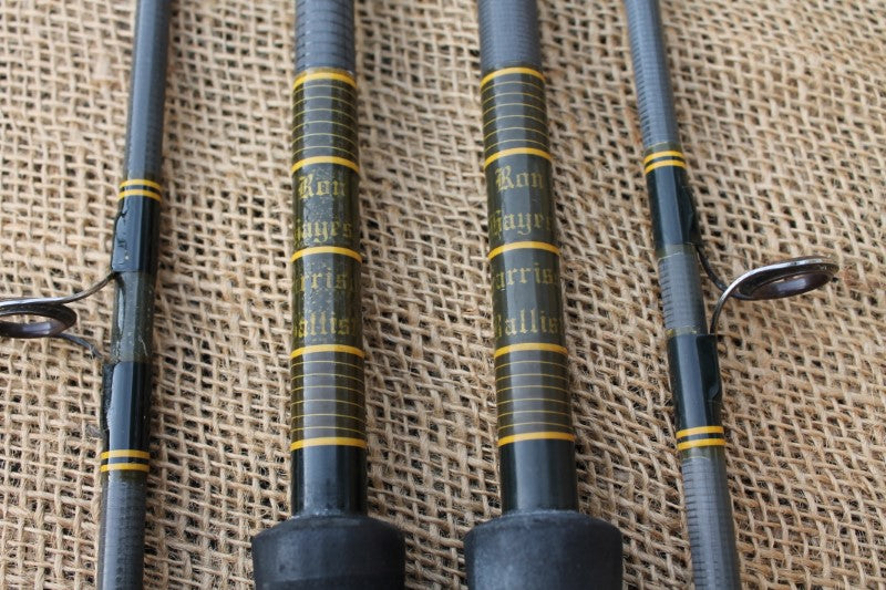 2 x Harrison Ballista Classic Original Old School Custom Built Carp Fishing Rods. 2.75-3.00lb T/C.