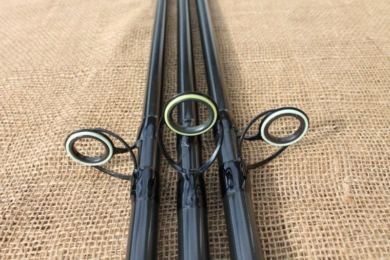 3 x Rodcraft North Western Vintage Old School Glass Carp Fishing Rods. Full Refurb. Lovely Rods!