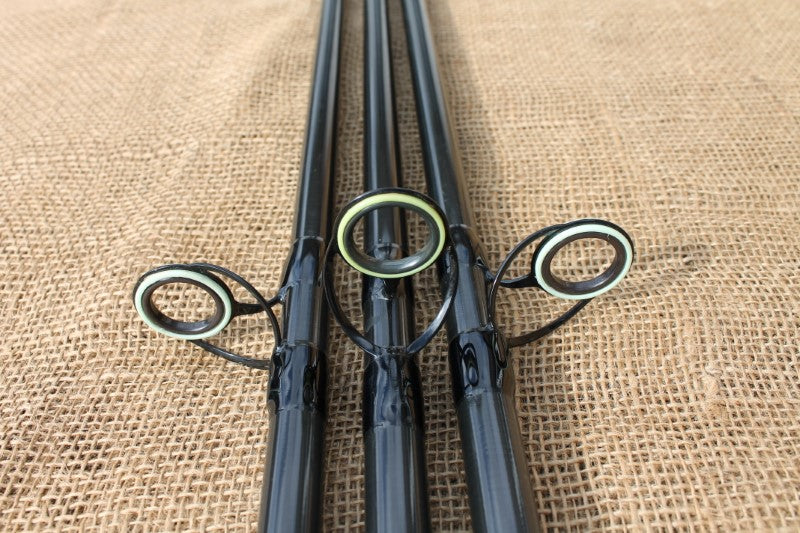 Old Dev Rods 3 x Rodcraft North Western Vintage Old School Glass Carp Fishing Rods ...