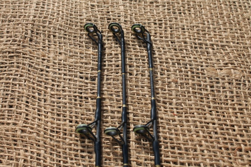 3 x ABU Carbon Specimen Old School Carp Fishing Rods. Classic 1990s. 11'.