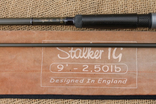 1 x Fox Stalker IG (Inner Guide) Old School Carp Fishing Rod. One Piece. 9'. 2.5lb T/C.
