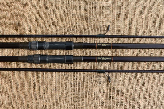 2 x Rod Hutchinson IMX Old School Carp Fishing Rods. 13'. 3.5lb T/C. 1990s.