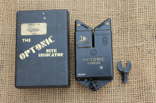 1 x Optonic Compact Lo Tone Vintage Old School Carp Fishing Bite Alarm. 1970s.