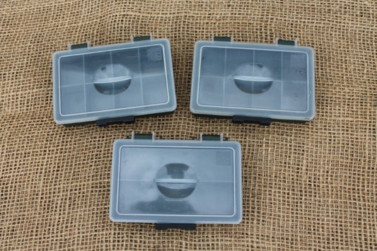 3 x Original Fox System Inner Boxes. Old School Carp Fishing Circa 1990s.