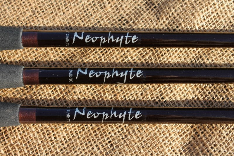 3 x Kevin Maddocks Neophyte Old School Carp Fishing Rods. 12'. 2.5lb T ...