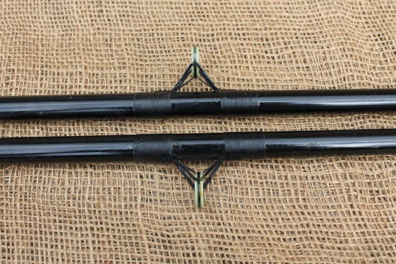 2 x Cono Flex Old School Glass Carp Fishing Rods. 1970s. – Vintage