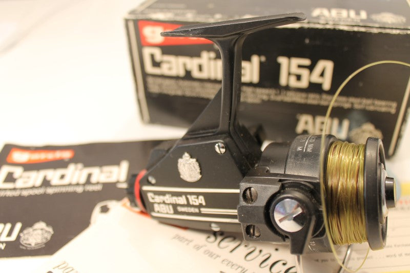 ABU Garcia 154 Old School Vintage Carp Fishing Reel. Nr MINT. Boxed.