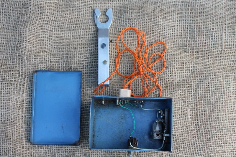 Vintage Bespoke Alloy Carp Fishing Bite Alarm And Sounder Box. . 1960.