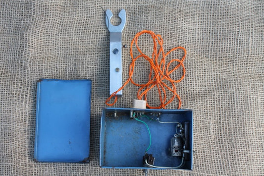Vintage Bespoke Alloy Carp Fishing Bite Alarm And Sounder Box. . 1960.