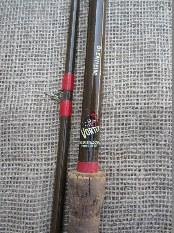 Vortex 'Blenheim' Vintage Old School Stepped Up Glass Carp Fishing Rod.
